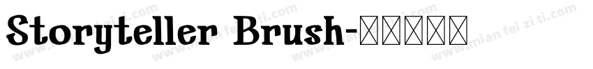 Storyteller Brush字体转换